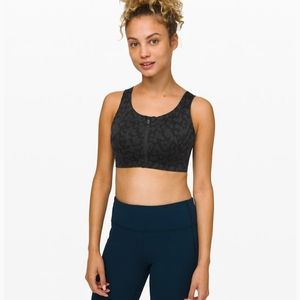 Enlite bra zip front high support